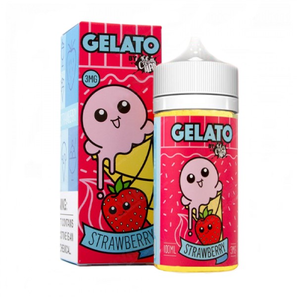 Strawberry Gelato by Ice Cream Man 100ml