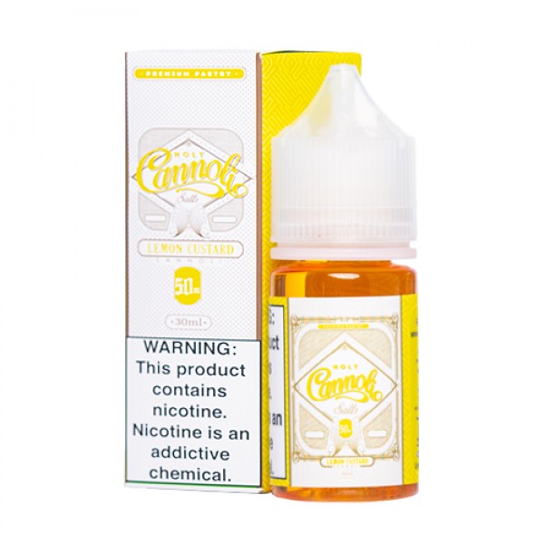 Lemon Custard by Holy Cannoli Salts 30ml