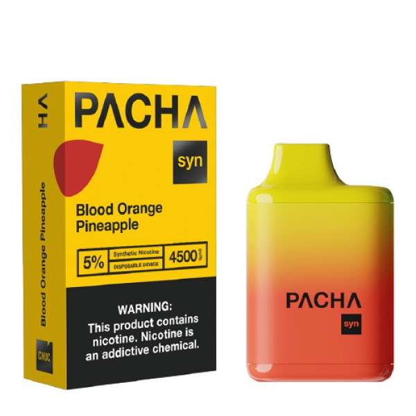 Blood Orange Pineapple Disposable Pod (4500 Puffs) by Pachamama Syn