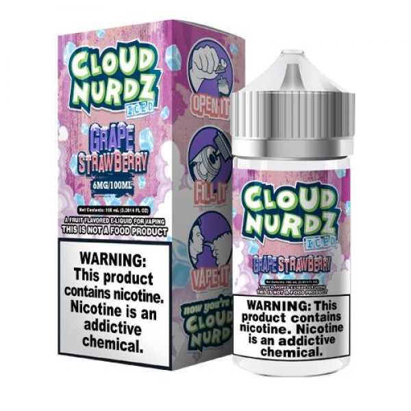 Grape Strawberry Iced by Cloud Nurdz 100ml