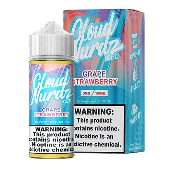 Grape Strawberry Iced by Cloud Nurdz 100ml