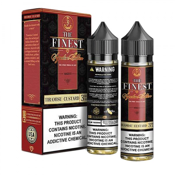 Tiramisu Custard by Finest Signature Edition 120ml (2x60ml)