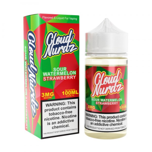 Sour Watermelon Strawberry by Cloud Nurdz 100ml