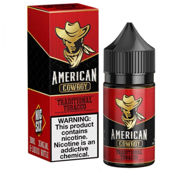 Traditional Tobacco by American Cowboy Nic Slt 30ml