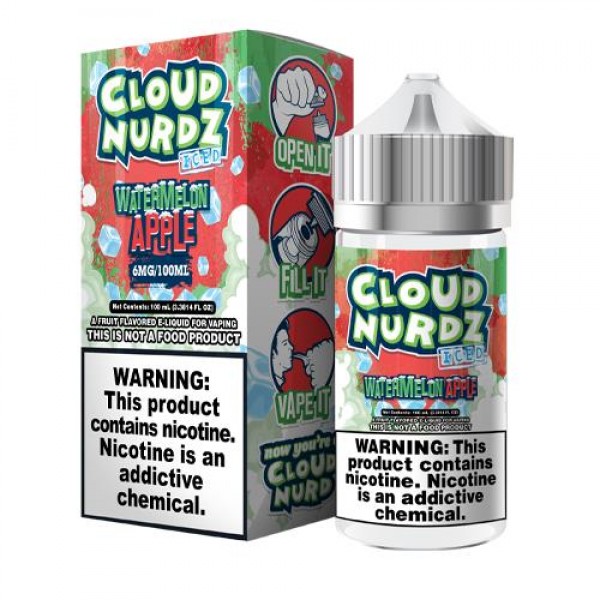 Watermelon Apple Iced by Cloud Nurdz 100ml