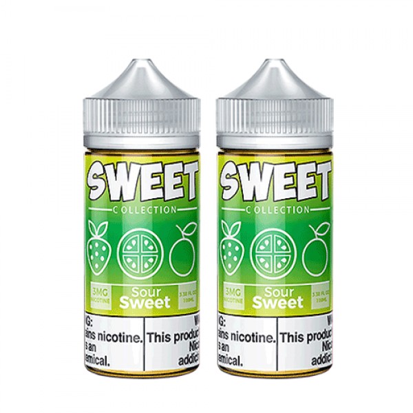 2PACK BUNDLE Sour Sweet by Vape 100 Sweet Collection 200ml (2x100ml)