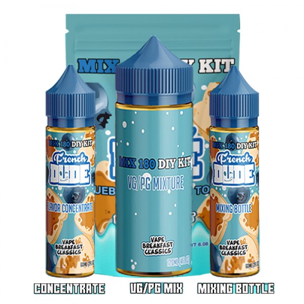 French Dude Mix 180 DIY Kit by Vape Breakfast Classics 180ml (3x60ml)