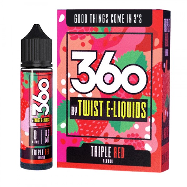 Triple Red by 360 Twist E-Liquids 180ml (3x60ml)